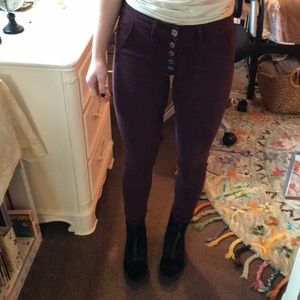 American Eagle Outfitters skinny cargo jeans